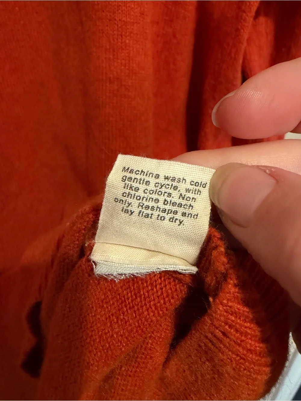 Vintage J. Crew Men’s Autumn Orange Crew Sweater, Big & Tall, Thanksgiving